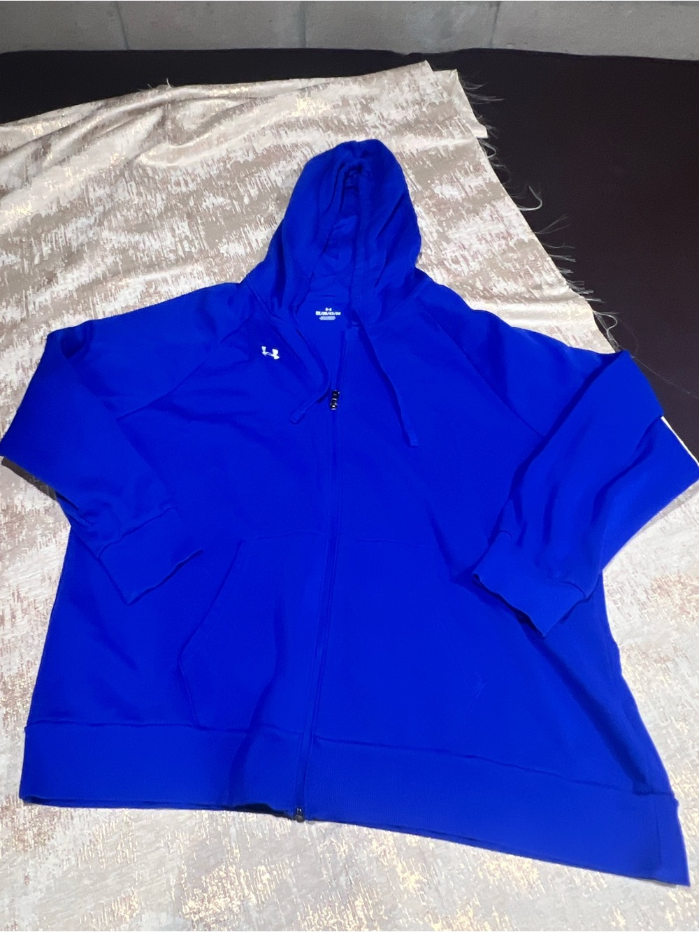 Under Armour Blue Full-Zip Hooded Jacket 2X